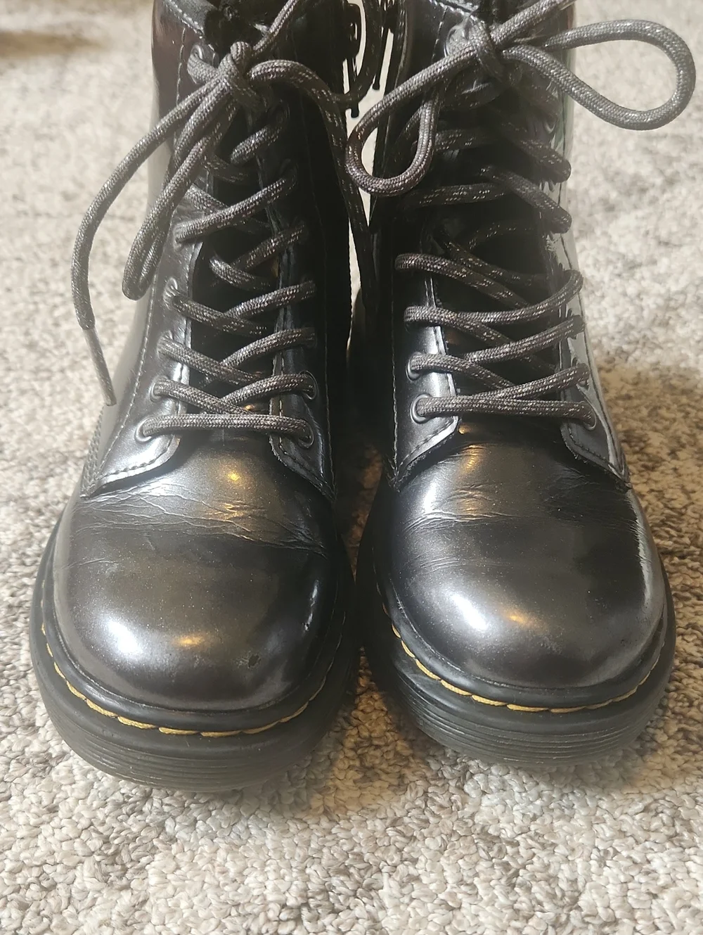 Little Girls Dr Marten Lace Up Boots